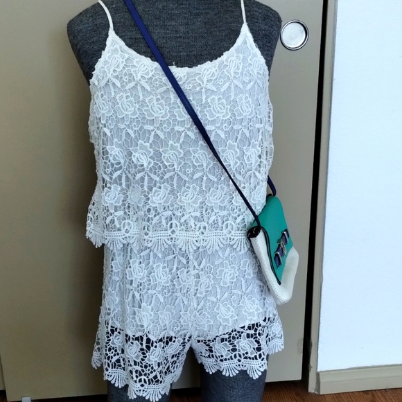 Forever 21 Dresses & Skirts - All white romper! Never been worn.